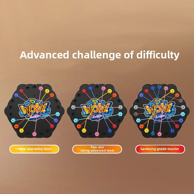 Kids Rope Knots Puzzle Board Game