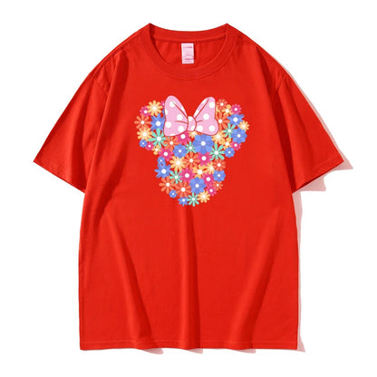 Disneyland Summer Parent-child Clothing 2025 New Father and Daughter Travel Souvenir Casual High-end Fashion Short-sleeved Top