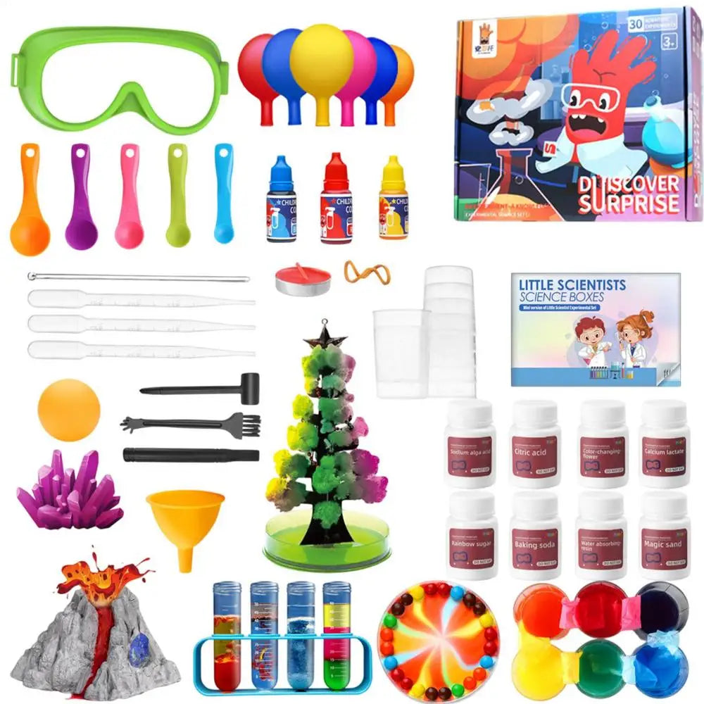 Children's Science Kits STEM Projects Science Kit Fun Kid Science Chemistry Kit Lab Experiments Science Set Includes 132 Small