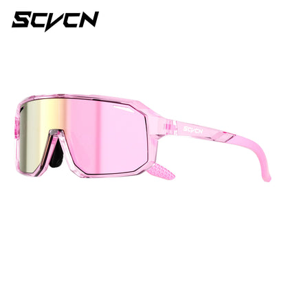 SCVCN Children Cycling Glasses Kids Outdoor Sports Sunglasses UV400 MTB Bike Eyewear Girls Boys Camping Fishing Golf Accessories
