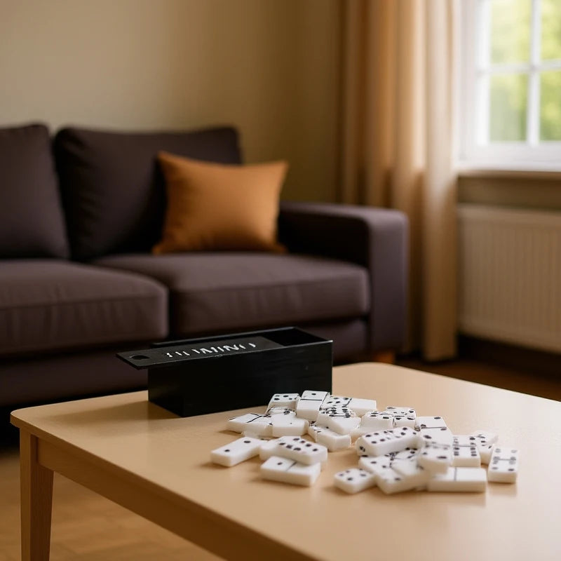 1 Set 1:12 Dollhouse Accessories Miniature Domino Model Building Learning Educational Toy Dot Dominoes Board Game