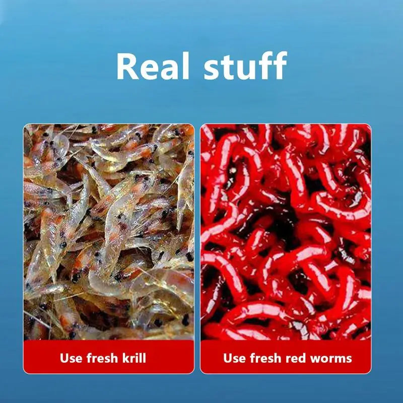 Fishing Scent Fishing Red Worm Powder Bait Scent Fish Attractants For Baits High Concentration Attractive Smell Fishing Bait