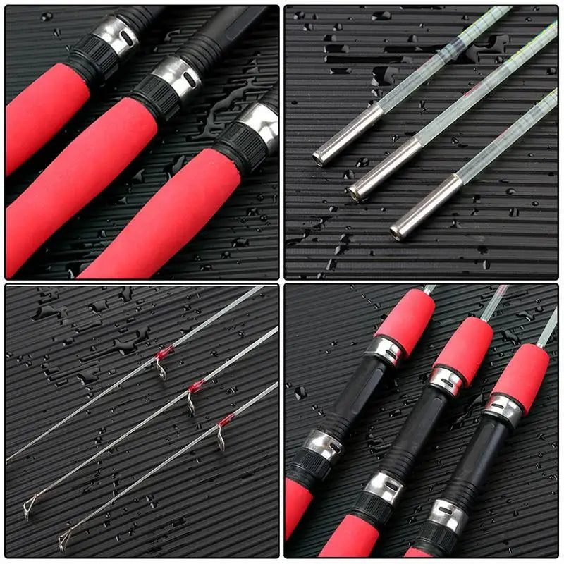 Ultralight Fishing Rod Small Fishing Rods For Adults Well High-quality Ice Fishing Pole With EVA Handle For Saltwater Freshwater