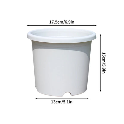1PC Plastic Flowerpot Thickened Plant Pot for Flowers Shrubs Succulents Breathable Root Control Flower Pot Garden Decorations