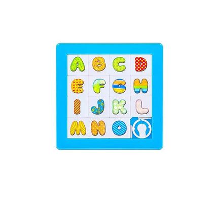 Plastic Fifteen Number Slide Puzzles Kids Brain Teaser School Rewards Party Favors IQ Educational Learning Toys For Boys Girls