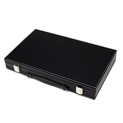 Sale Classic Board Game with Leather Case Folding Board,Gift Package,Portable Travel Strategy Backgammon Game Set for Adults