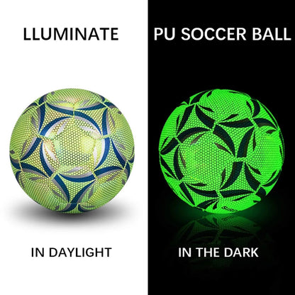 Reflective Football LED Training Soccer Luminous Fluorescent Reflective Cool Luminous No. 5 No. 4 Football For Child Adult
