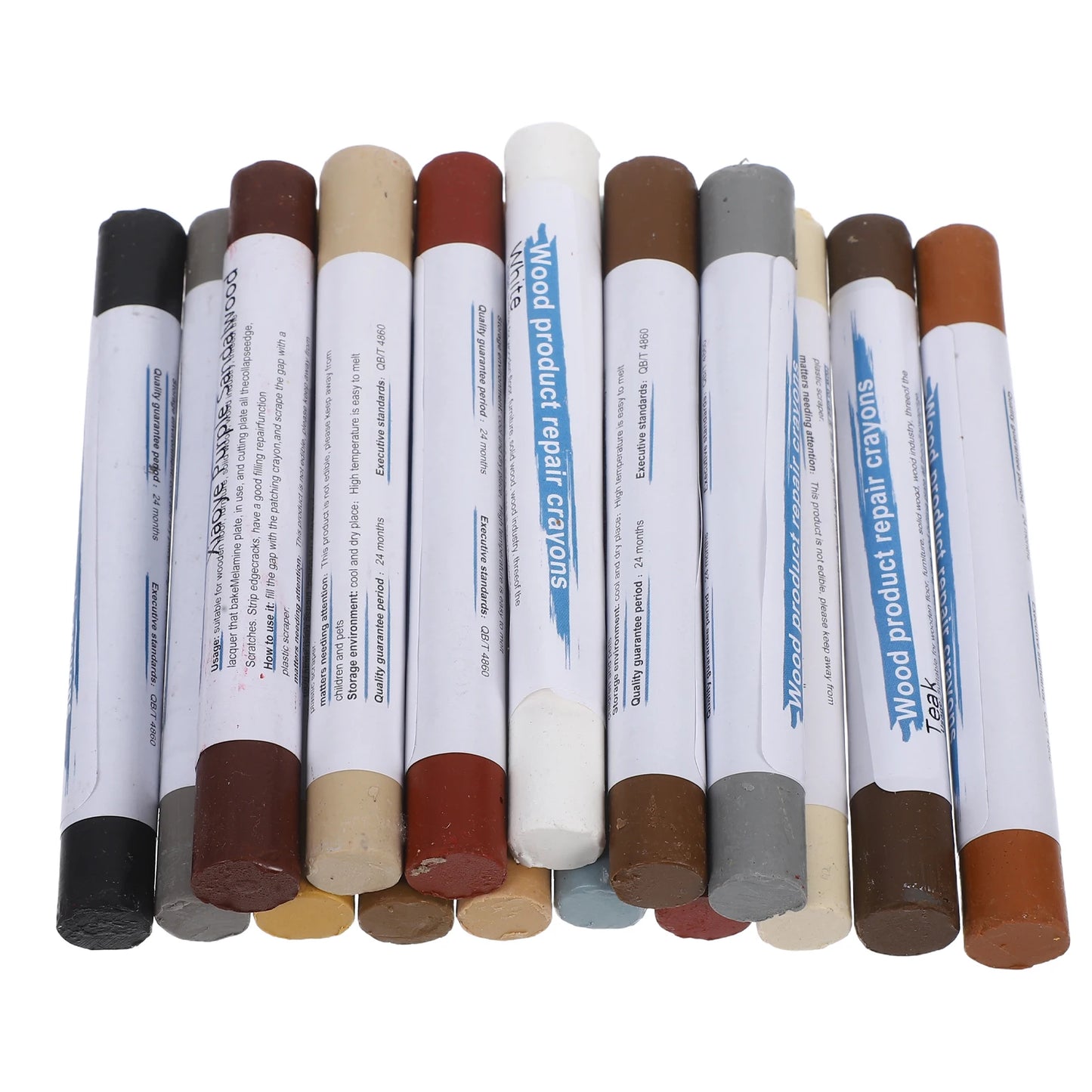 16pcs  Wood Filler Sticks Furniture Repair Crayons Touch Up Markers Scratch Wax Stick Fillers Cabinet Solid Restoration Repair