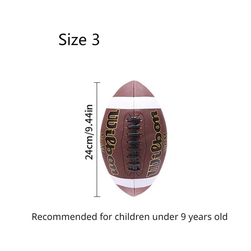 American Football Soccer Rugby Association Football Footy Ball Size 3 6 9 Sports Football Adult Kid Group Training Game Supplies