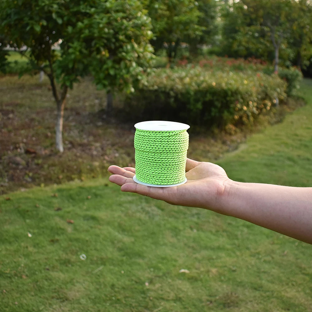 20m 4mm Survival Paracord Nylon Reflective Camping Tent Extension Ropes No Joints Tents Pull Cord  Outdoor Equipment