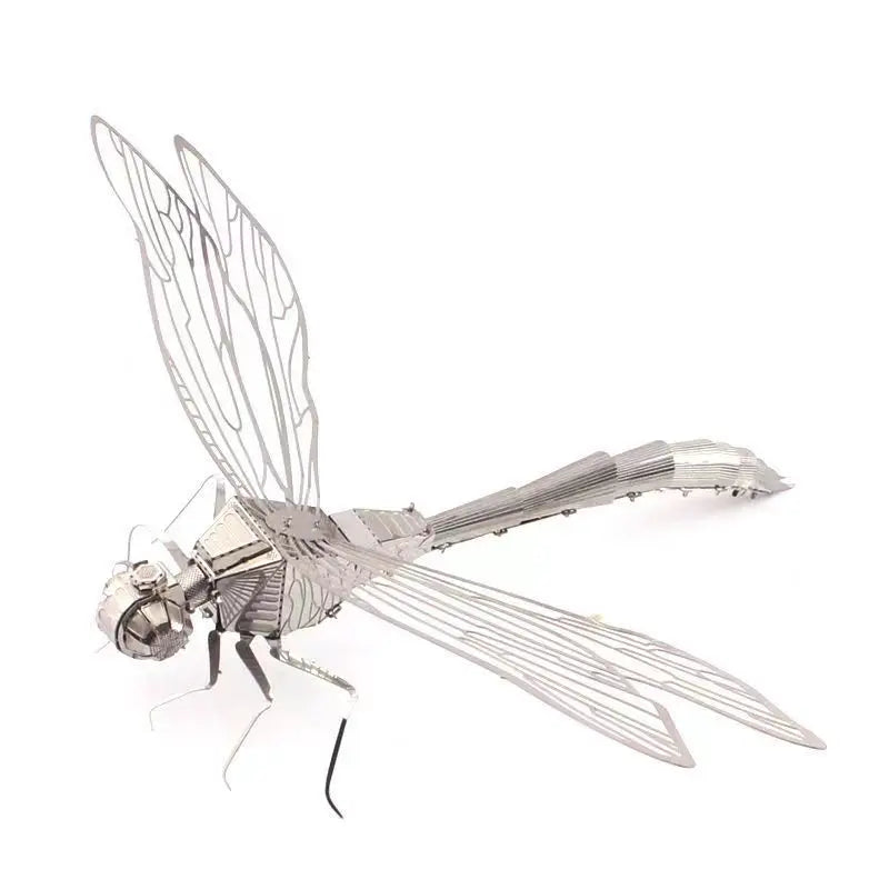 3D Metal Puzzle DIY Handmade Animal Insect Ladybug Carp Butterfly Assembly Model Jigsaw Puzzle Toys for Adult