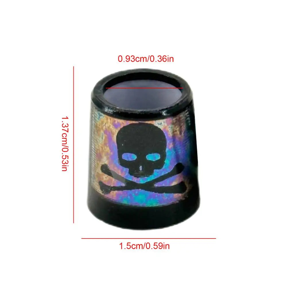 Ferrules Golf Skull Shape Golf Ferrules Fit Iron Shaft 2 Pcs Golf Club Shaft With Good Ductility Golf Ferrules Fit Iron Shaft