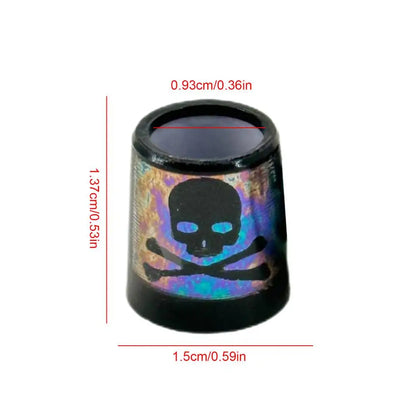 Ferrules Golf Skull Shape Golf Ferrules Fit Iron Shaft 2 Pcs Golf Club Shaft With Good Ductility Golf Ferrules Fit Iron Shaft