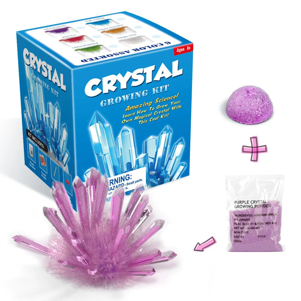 DIY Fun science experiment colorful Wishing Crystal Growth Crystal Growing Kit Planting learning toys Educational puzzl toy set
