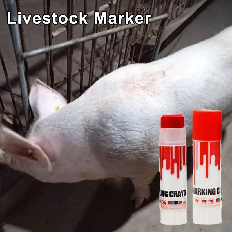 Animal Livestock Marking Crayons Safe High-purity Paraffin-based Skin Marking Paint Pens Pig Cattle Sheep Animals Identify Pen