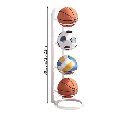 5 sizes Multi-Layer Basketball Storage Rack Football Display Shelf Kindergarten Volleyball Stand Holder Cast Iron Stand Display