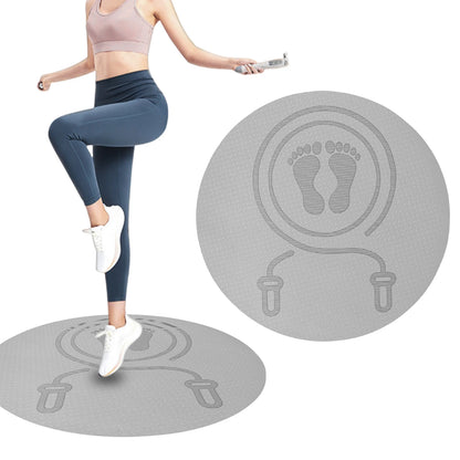 Outdoor Indoor Jump Rope Mat Shock Absorption And Sound Insulation Household Mute Blanket Thickening Fitness Sports Yoga Mat