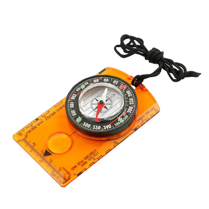 Waterproof Orienteering Compass for Map Reading Baseplate Compass Outdoor Hiking Hunting Navigation Camping Gadget Survival Gear