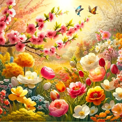 Butterfly Landscape Diamond Paintings Resin 120 Colors 5d Diy Full Drill Mosaic Flower Home Decorative Craft Kit Rhinestone