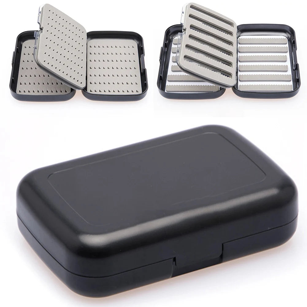 Double-sided Fishing Tackle Box With Foam Waterproof Trout Bass Flies Fishing Tackle Hooks Box Fishing Tackle Boxes