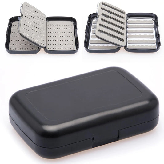 Double-sided Fishing Tackle Box With Foam Waterproof Trout Bass Flies Fishing Tackle Hooks Box Fishing Tackle Boxes