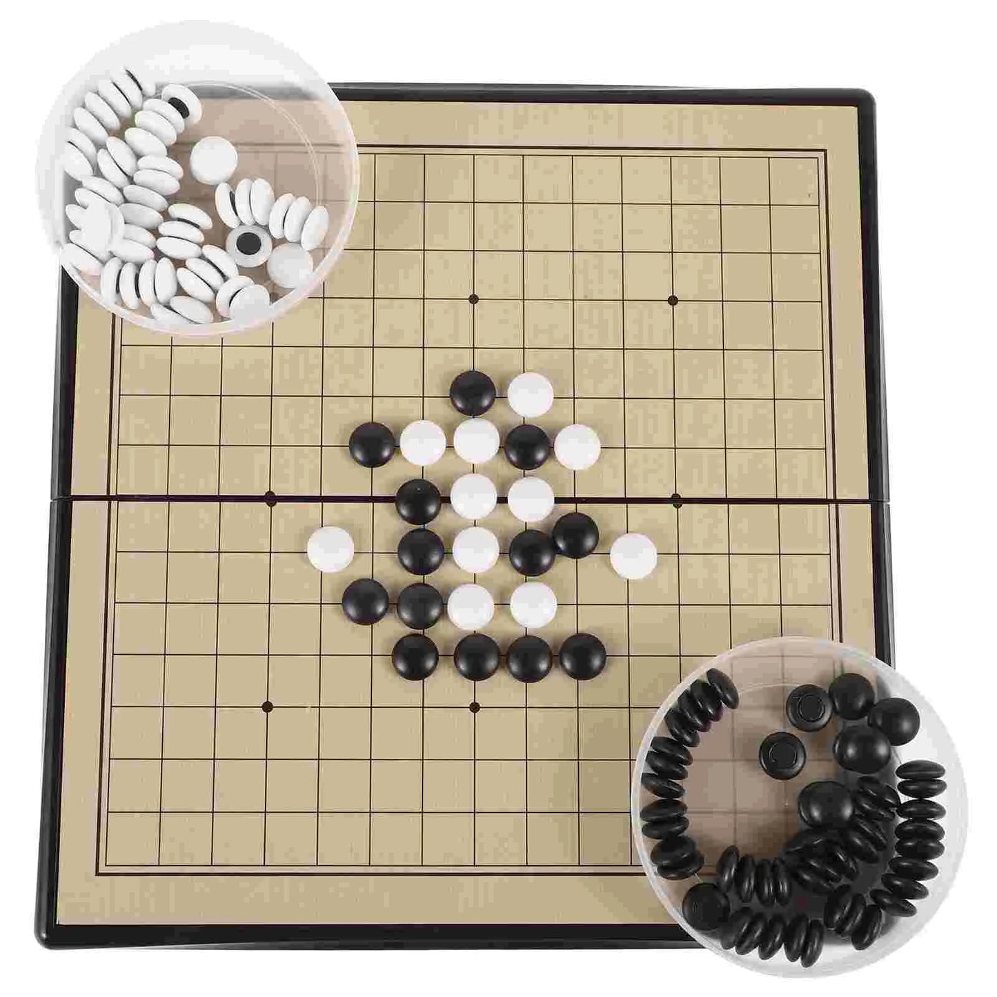 Game Boards for Adults Chess Kit Checkerboard Go Portable Chinese Plastic Games Checkers