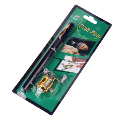 Pocket Fishing Rods Pen shape Telescopic Portable Travel Fishing Pole Aluminum Alloy Fishing rod for Outdoor Fishing accessories