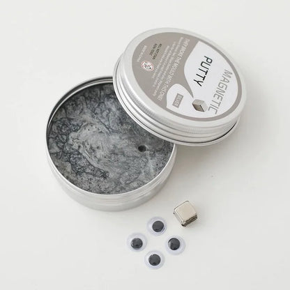 Children's Montessori Magnetic Mastic Creative Stress Bouncing Silicone DIY Playdough Plasticine Ferrofluid Kids Gifts
