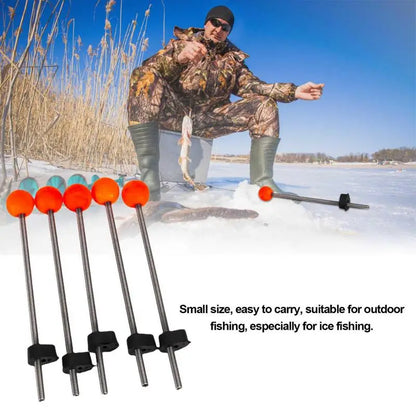 Ice Fishing Rod Tip Fishing Rods Ice Fishing Rod Pole Tip Spring Ball For Outdoor Winter Fishing Tackle Auxiliary Equipment