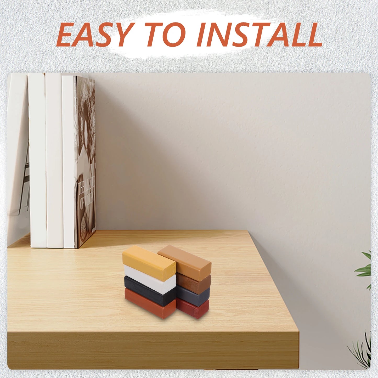 8pcs Crayons Floor Repair Hard Wax Repair Sticks For Wood Furniture Floor Scratch Repair Crayons Repair Wax Filler For Touch-Ups