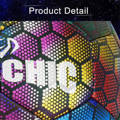 Reflective Soccer Ball Luminous Footballs Night Glowing Soccer 4/5 Ball Light Up Training Football Match Ball For Kids Children