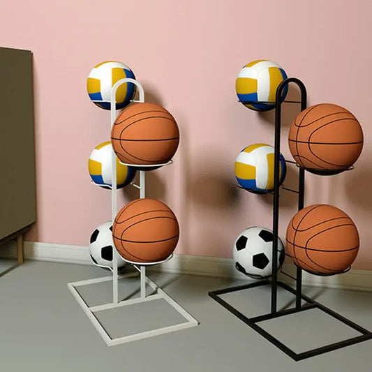5 sizes Multi-Layer Basketball Storage Rack Football Display Shelf Kindergarten Volleyball Stand Holder Cast Iron Stand Display