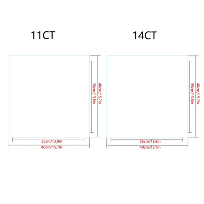 1pc 40X40CM/15.74inch Candles in nature cross stitch Kit DIY kit 11CT/14CT Full Embroidery for gift New Arrival