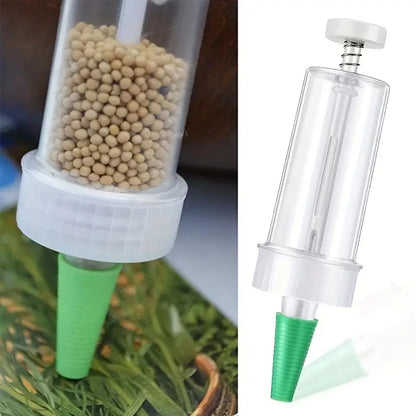 1pc Handheld Seed Dispenser, Mini Manual Seeder Tool for Garden Planting, Flower Pot & Garden Bed Essential Gardening Supplies