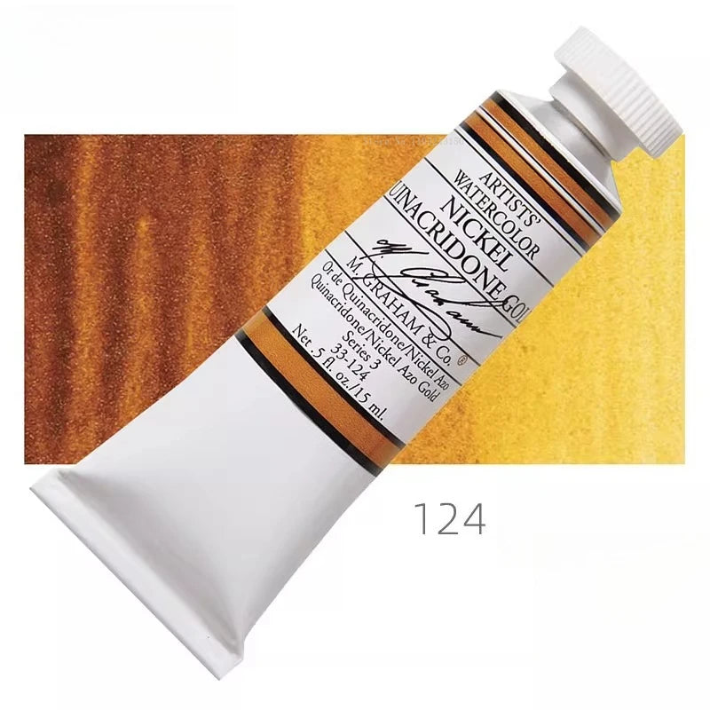 15ml / Tube American Watercolor Pigments Artist's Painting Art Supplies Hand-drawn Illustrations Creative Travel Water Color