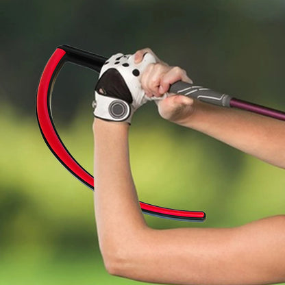 Golf Swing Posture Correction Trainer Curved Golf Swing Trainer Eliminate Golf Hook And Chipping Golf Shot Accuracy Aid Supplies