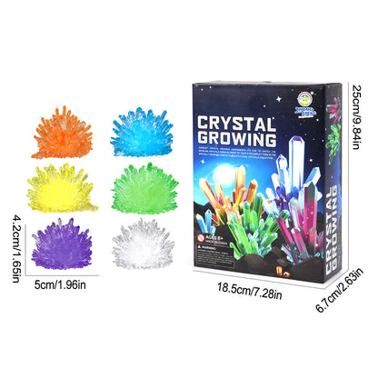 Kids Crystal Growing Kit DIY Science Experiment For Teenagers Boys Toys Magical Funny Crystal Educational Stimulates Interest