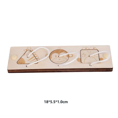 Diy Material Busy Board Accessories Montessori Teaching Aids Baby Early Education Learning Skill Toy Part Wooden Board Games
