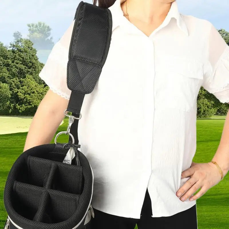 Golf Bag Single Shoulder Strap Adjustable Golf Bag Straps Sturdy Thick Pad Straps Single Padded Adjustable Straps Non-slip