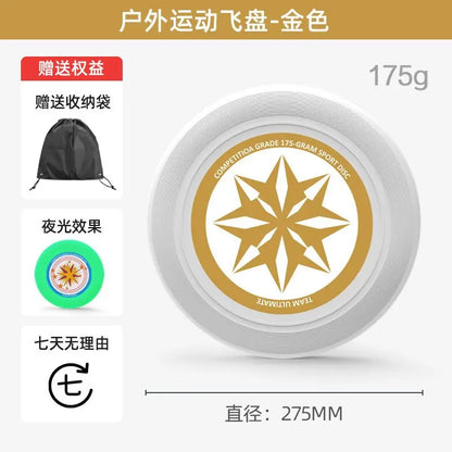 Outdoor Sports Luminous Frisbee Adult Children's Frisbee Professional Competitive Parent-Child Interactive Toys Swing