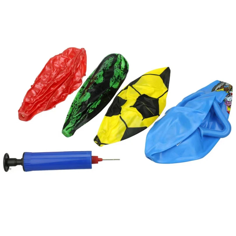 Mini Inflator Plastic Football Soccer Inflatable Ball Hand Air Pump Soccer Basketball Inflator Needle Soccer Balls Portable Pump