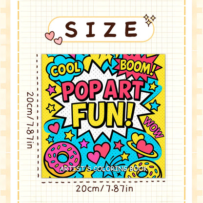 ARTIST'S Coloring Book for Adult Relieve Stress Bold-easy DIY Painting Drawing Book Painting Kids Educational Toys