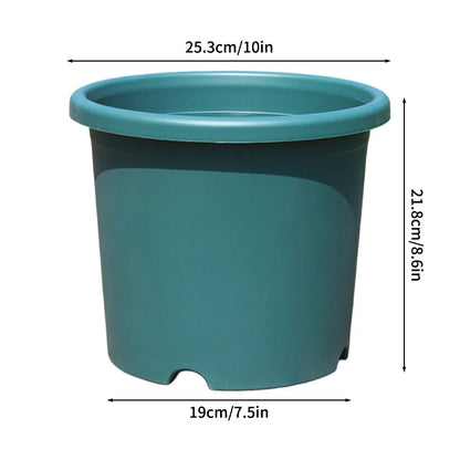 Plastic Flowerpot with Drainage Holes Plant Nursery Pot Seed Starting Pot Plastic Flower Plant Container for Succulents Seedling