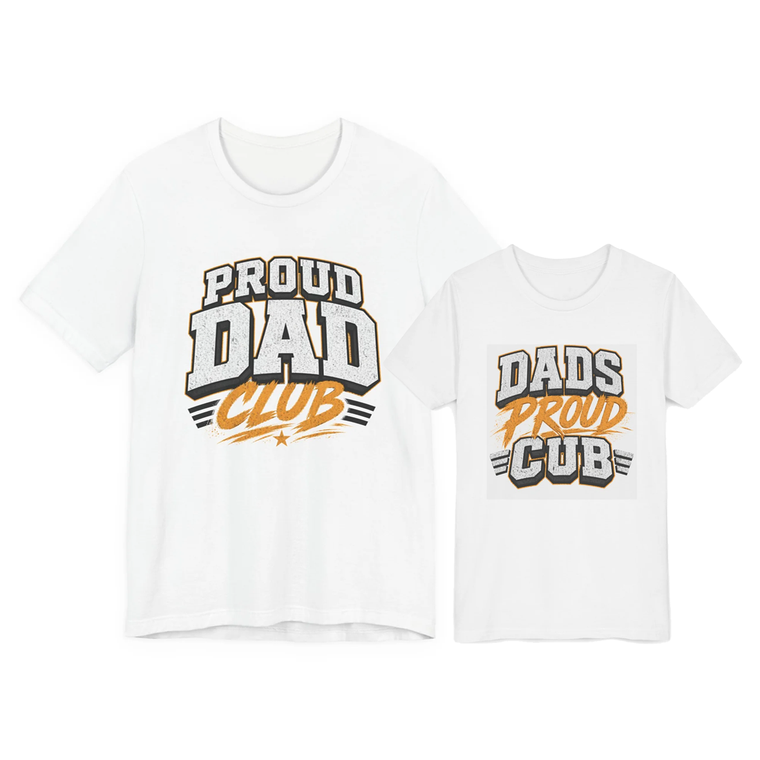 Proud Dad Club – Dads Proud Cub Matching Father-Child T-Shirt