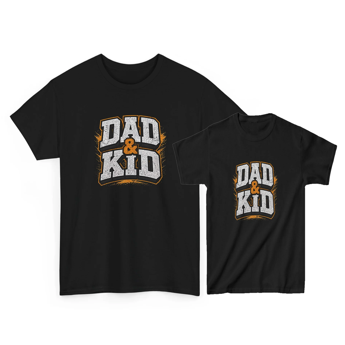 Dad & Kid Matching Graphic T-Shirts